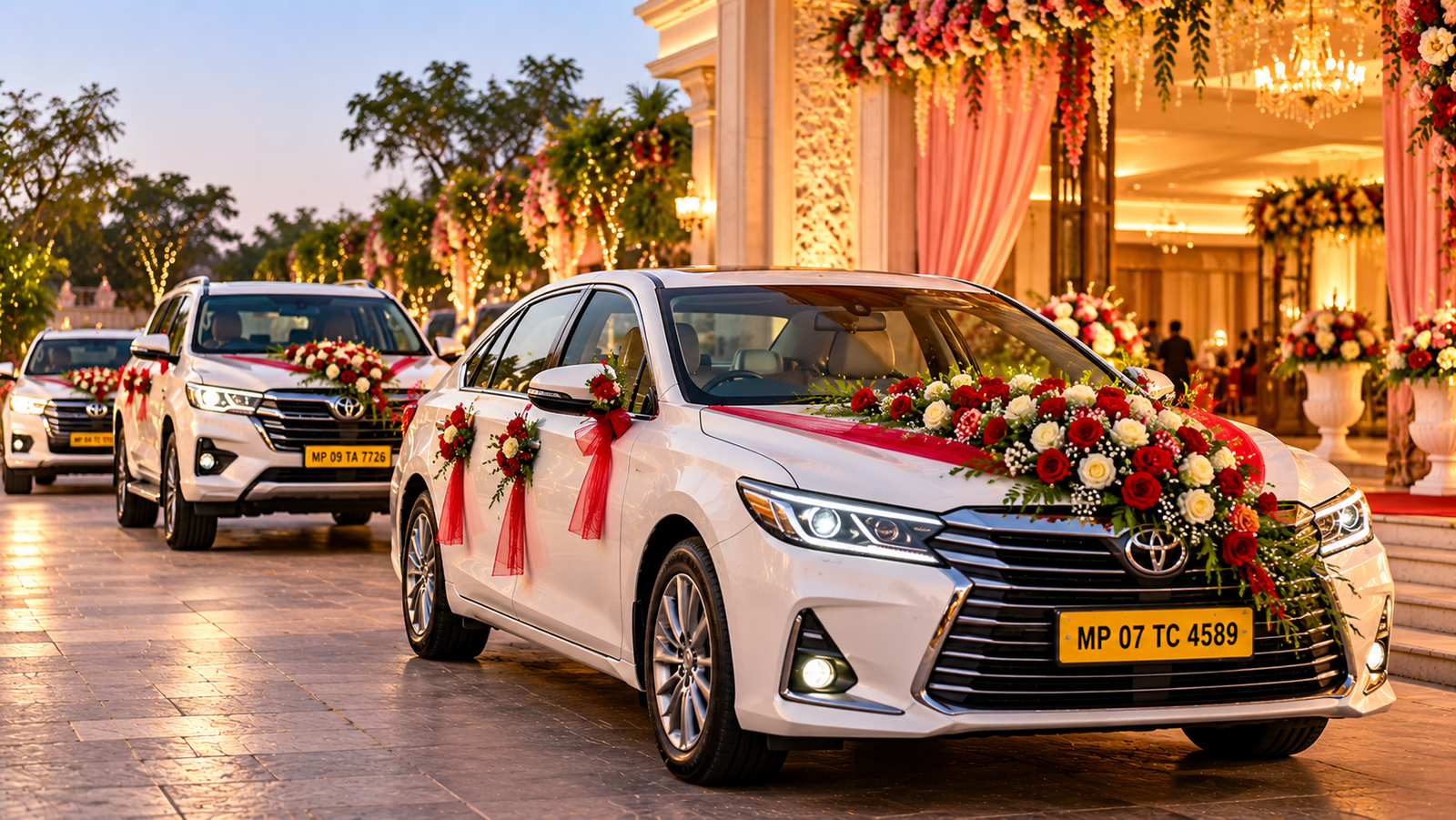 Wedding car rental service